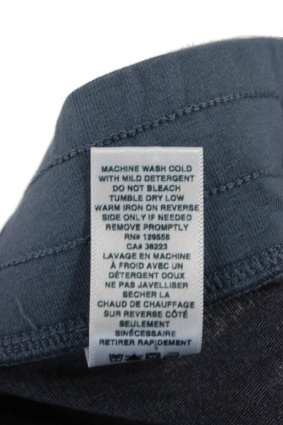SOL ANGELES Womens Jogger Pants Blue Striped Rayon Drawstring Size S