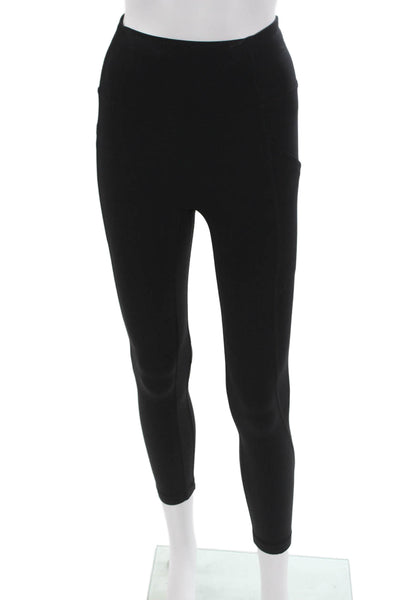 Lululemon Womens Ankle Leggings Black Polyester Blend Size 2