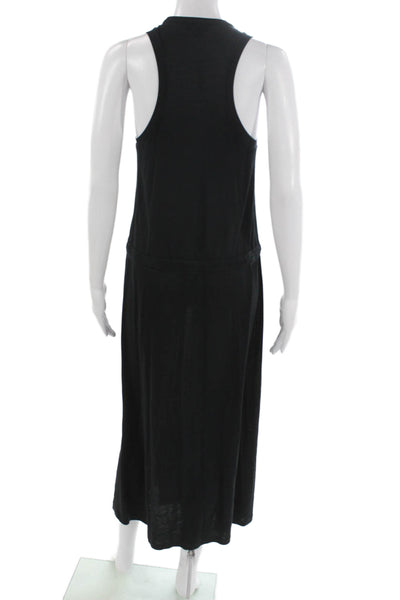 Rag & Bone Womens Black Lyocell Maxi Dress Sleeveless Size S