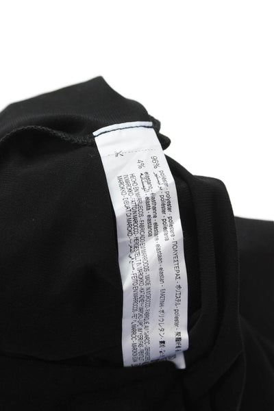 Zara Womens Black Cowl Neck Slip Dress Sleeveless Polyester Size S