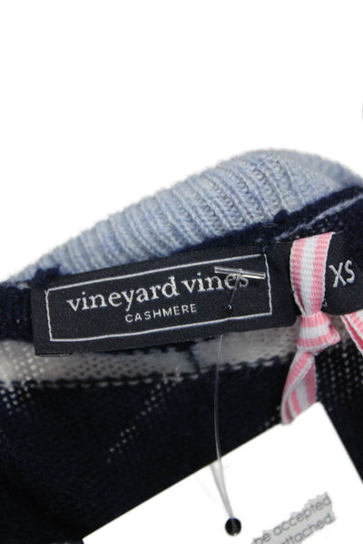 Vineyard Vines Women Striped Cashmere Pullover Multicolor Size XS