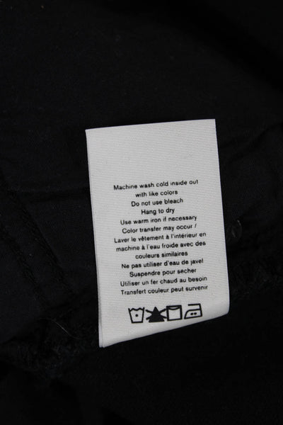 Rag & Bone Womens Skinny Black Jeans Mid Rise Cotton Size 24