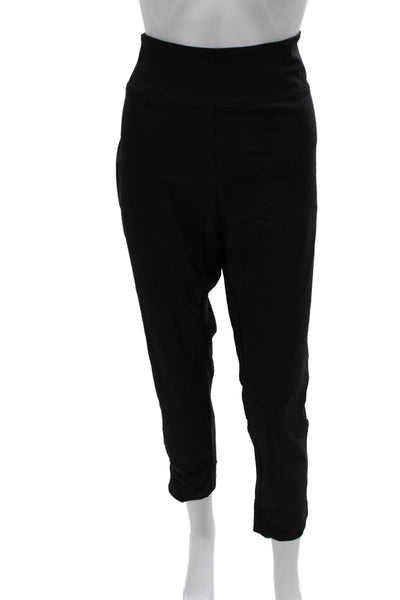 Athleta Women Black Nylon Ankle Pants Zip Size 16
