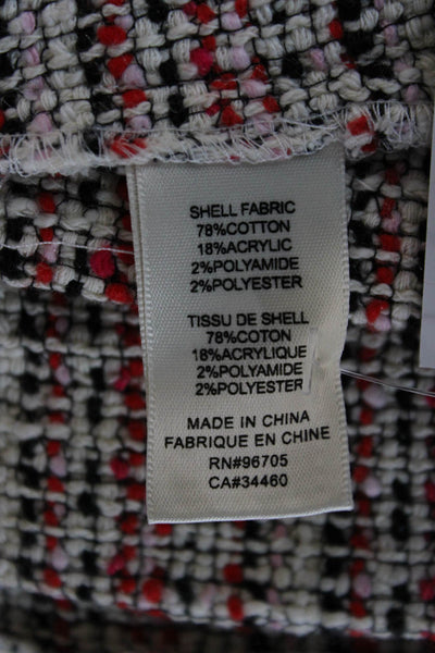 Rebecca Taylor Womens Basic Striped Multicolor Button Jacket Size 0