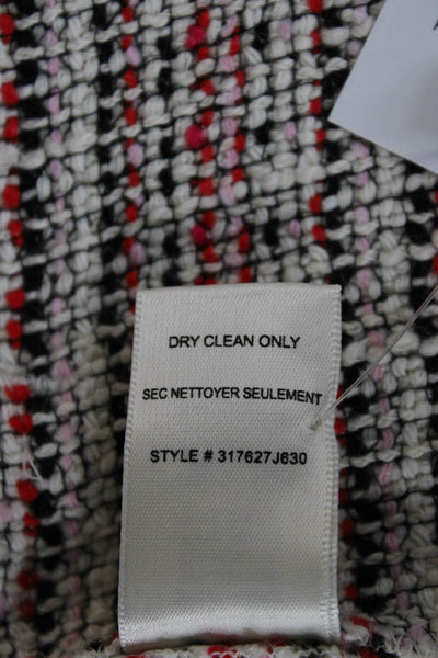 Rebecca Taylor Womens Basic Striped Multicolor Button Jacket Size 0