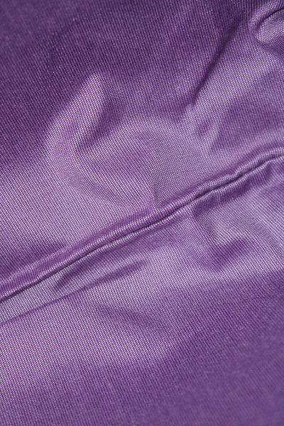 Nordstrom Womens Leather Chain Link Straps Shoulder Handbag Purple