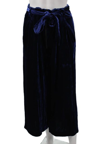 Intermix Womens Blue Rayon Dress Pants Tie Waist Size 6