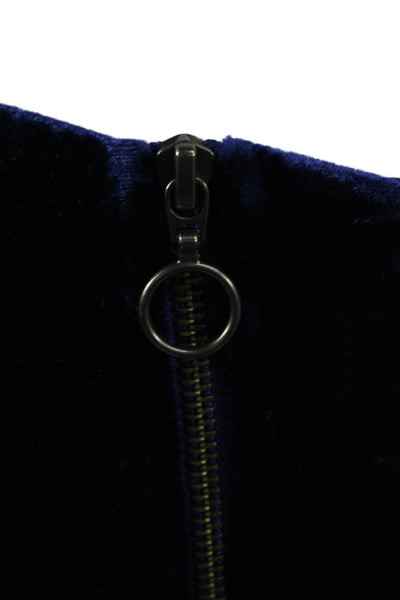 Intermix Womens Blue Rayon Dress Pants Tie Waist Size 6