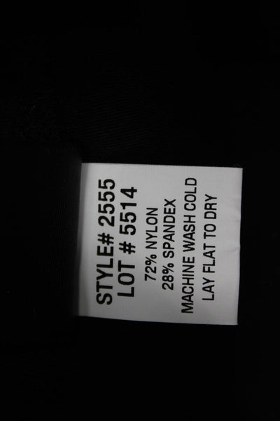Terez Womens Ankle Leggings Black Nylon Solid Size XS