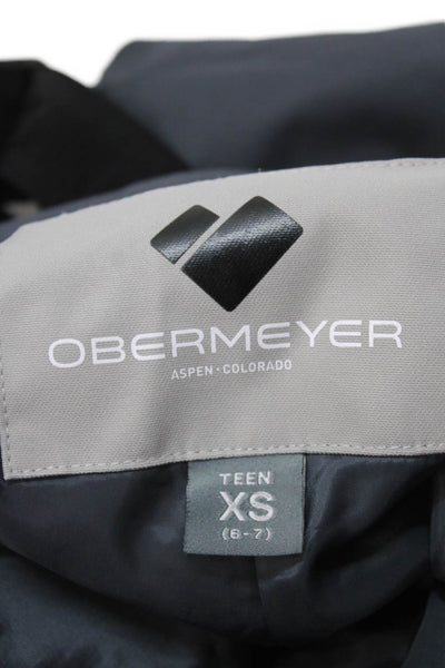 Obermeyer Childrens Boys Sleeveless Insulated Ski Suit Grey Size 6-7