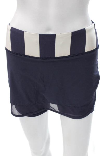 Lululemon Women Athletic Blue Polyester Blend Skort Pull On Size 2