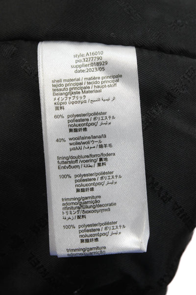 Sonia Rykiel Girls Collared Full Zippered Long Sleeve Jacket Black Size 10