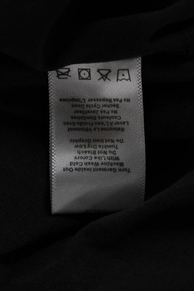 Spiritual Gangster Unisex Basic Black Cotton Crew Neck Tee Short Sleeve Size S