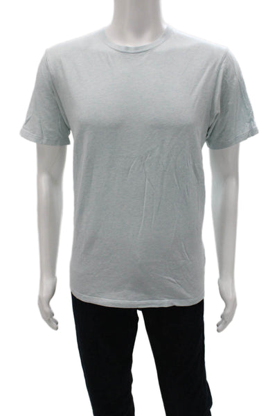 Patagonia Mens Blue Organic Cotton T-Shirt Crew Neck Short Sleeve Size L