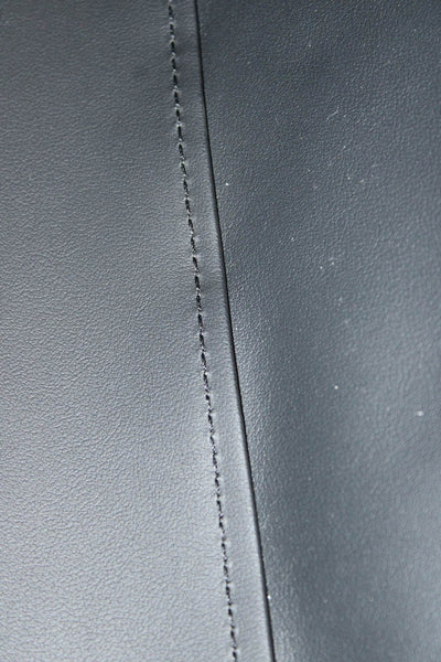 Melie Bianco Women's Snap Closure Top Handle Black Tote Handbag