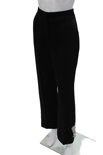 Elie Tahari Women Dress Pants Black Polyester Size 2