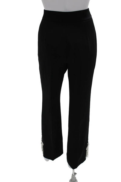 Elie Tahari Women Dress Pants Black Polyester Size 2