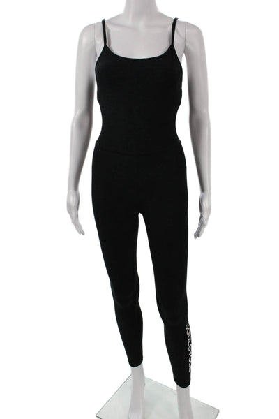 Beyond Yoga Womens Sleeveless Scoop Neck Unitard Black Polyester Size XS