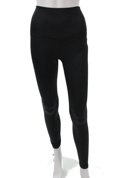 LNDR Women Black Polyamide Solid Ankle Leggings Size XS