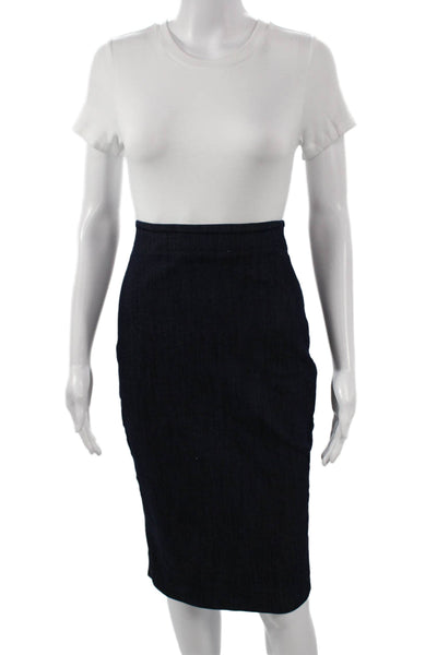 Elizabeth & James Womens Blue Straight Pencil Skirt Knee Length Size 6