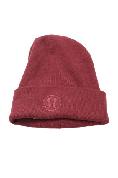 Lululemon Women's Knit Beanie Hat Burgundy One Size