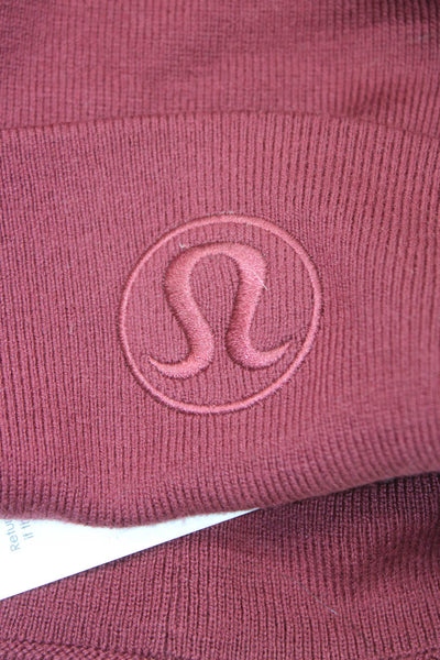 Lululemon Women's Knit Beanie Hat Burgundy One Size