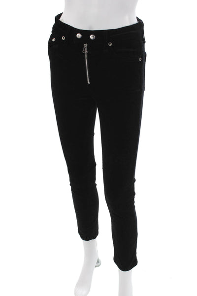 Rag & Bone Jean Womens Black Skinny Jeans Cotton Blend Size 26