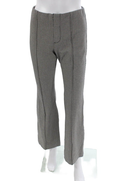 Fifteen Twenty Women Dress Pants Black Check Viscose Pull On Size XS
