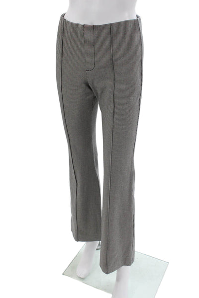 Fifteen Twenty Women Dress Pants Black Check Viscose Pull On Size XS