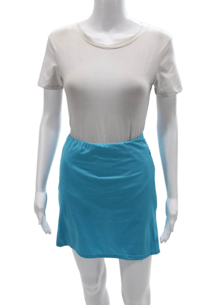 Tail Womens Athletic Blue Polyester Pull On Mini Skort Size L