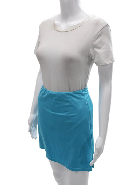 Tail Womens Athletic Blue Polyester Pull On Mini Skort Size L