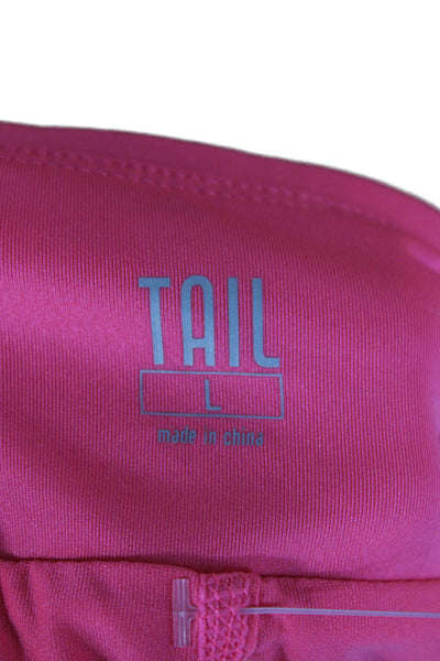 Tail Womens Athletic Pink Polyester Solid Mini Skort Size L