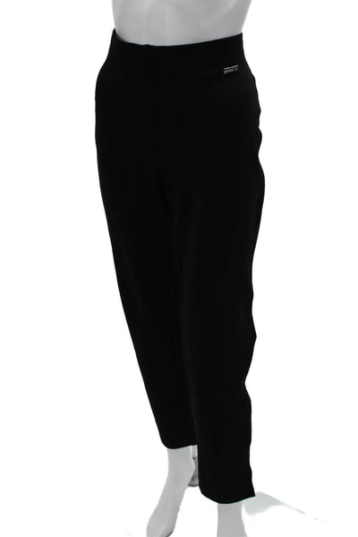 Rafaella Women Ankle Pants Black Viscose Pull On Inseam 28 Size L