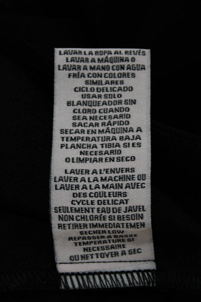 Nanette Nanette Lepore Women Ankle Pants Black Rayon Pull On Size L