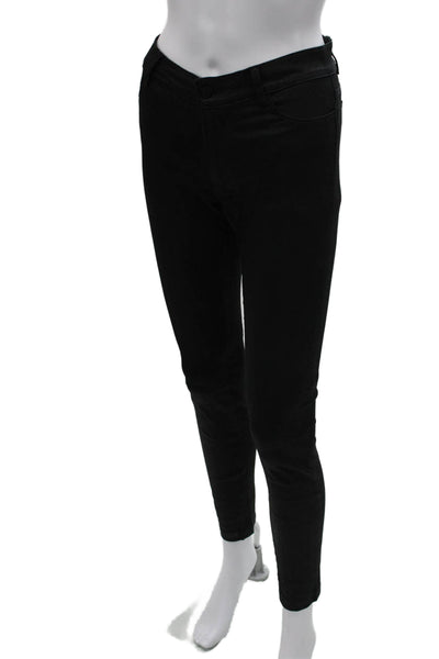 Vince Women Black Corduroy Pants Button Fly 27in Inseam Size 4