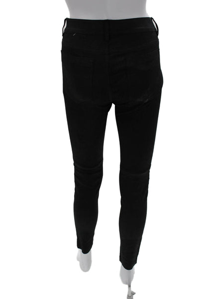 Vince Women Black Corduroy Pants Button Fly 27in Inseam Size 4