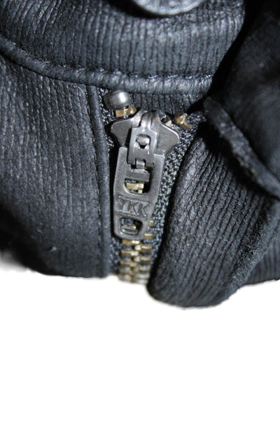 Vince Women Black Corduroy Pants Button Fly 27in Inseam Size 4