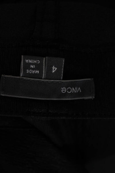 Vince Women Black Corduroy Pants Button Fly 27in Inseam Size 4