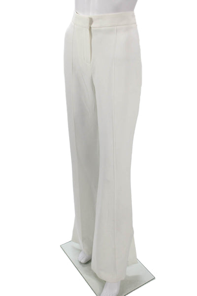 Valentina Shah Women Dress Pants White Polyester Zip 31in Size 6