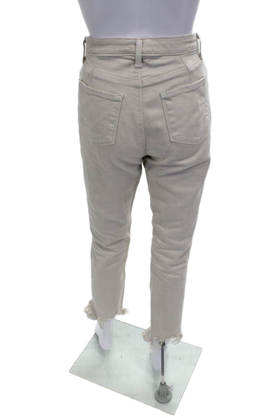 L'Agence Womens Beige Skinny Jeans Size 27