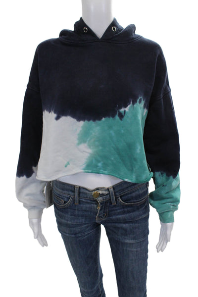 Re/Done Womens Pullover Colorblock Crewneck Multicolor Size M