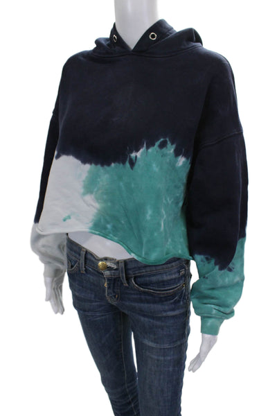 Re/Done Womens Pullover Colorblock Crewneck Multicolor Size M