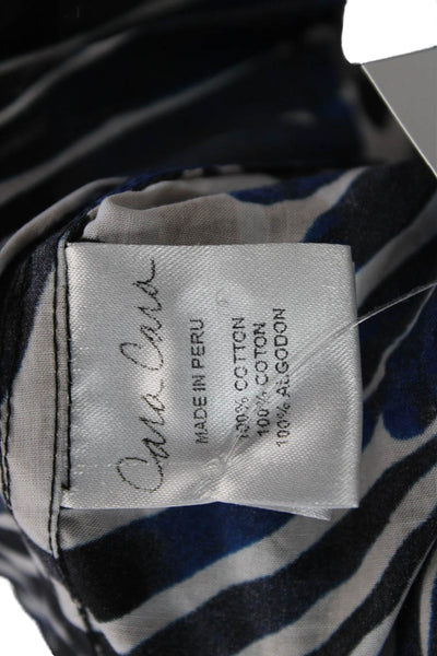 Cara Cara Womens Boxer Shorts Multicolor Cotton Geometric Button Size S
