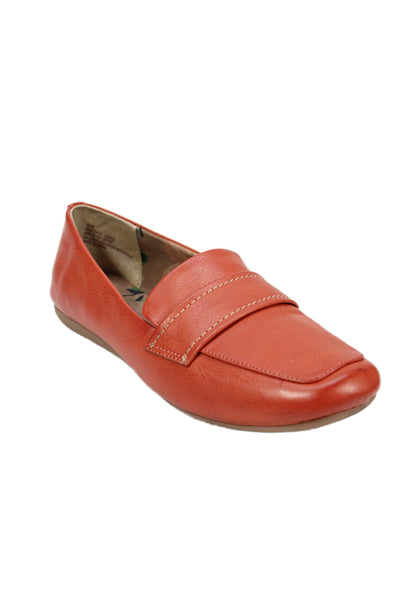BOC Womens Vegan Leather Slip On Flats Loafers Shoes Brown Size 9.5M