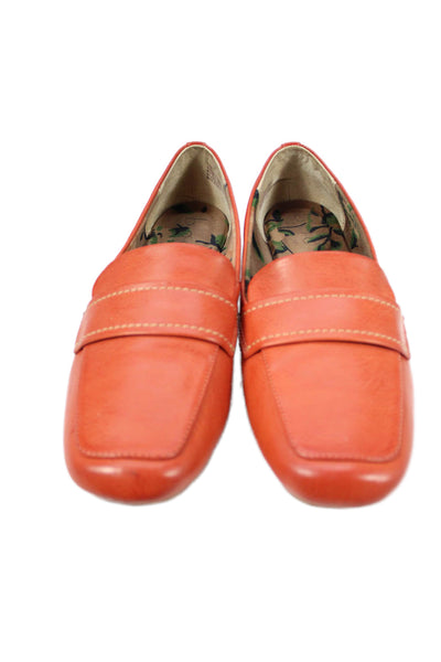 BOC Womens Vegan Leather Slip On Flats Loafers Shoes Brown Size 9.5M