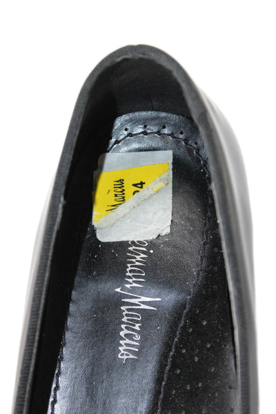 Neiman Marcus Womens Embellished Slip On Ballet Flats Shoes Black Size 9M