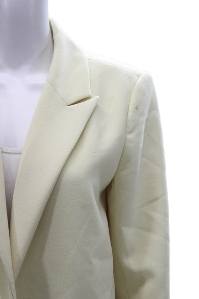 Something Navy Womens Ivory Basic Jacket Polyester Long Sleeve Size S