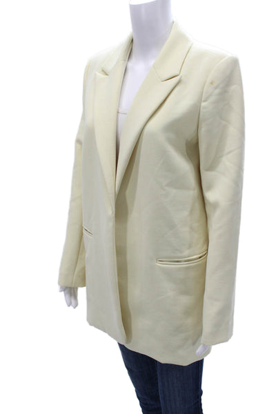 Something Navy Womens Ivory Basic Jacket Polyester Long Sleeve Size S