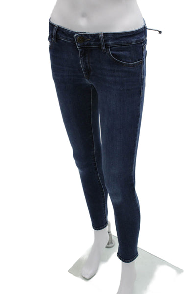 DL 1961 Women Skinny Jeans Blue Mid Rise Inseam 25 Size 26