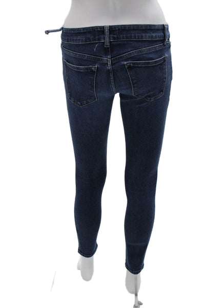 DL 1961 Women Skinny Jeans Blue Mid Rise Inseam 25 Size 26